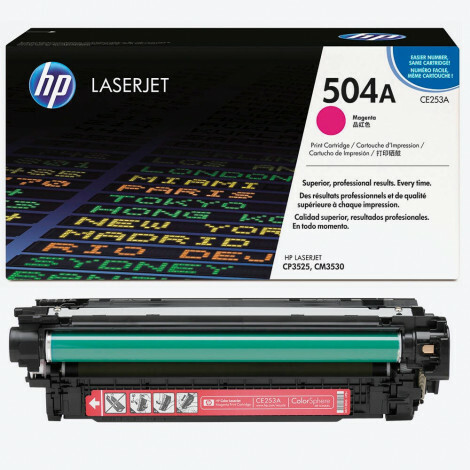 "HP 504A CE253A originele magenta LaserJet tonercartridge CE253A"