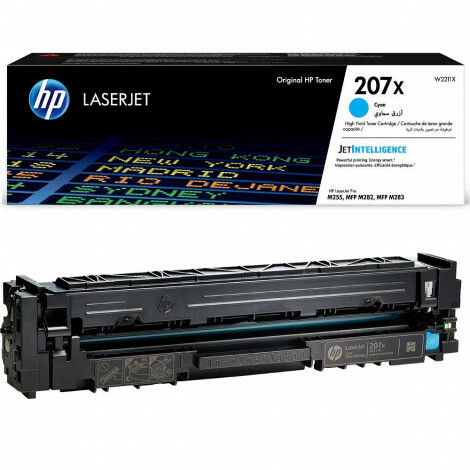 "hp 207x w2211x toner cyaan"