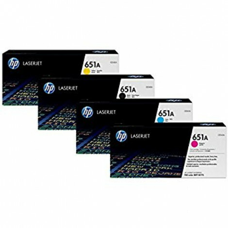 HP 651A  CE340A, CE341A, CE342A, CE343A Rainbowkit (CMYK)