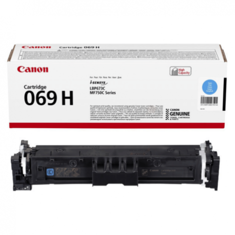 Canon 069H 5097C002 tonercartridge 1 stuk(s) Origineel Cyaan