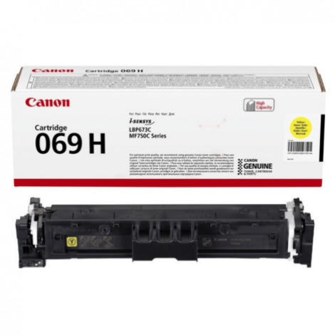 "Canon 069H 5095C002 tonercartridge 1 stuk(s) Origineel Geel"