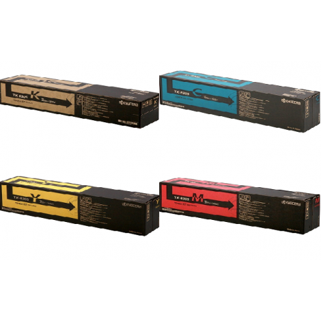 TK-8305 Kyocera Tonercartridge Zwart, Cyaan, Magenta, Geel Rainbowkit