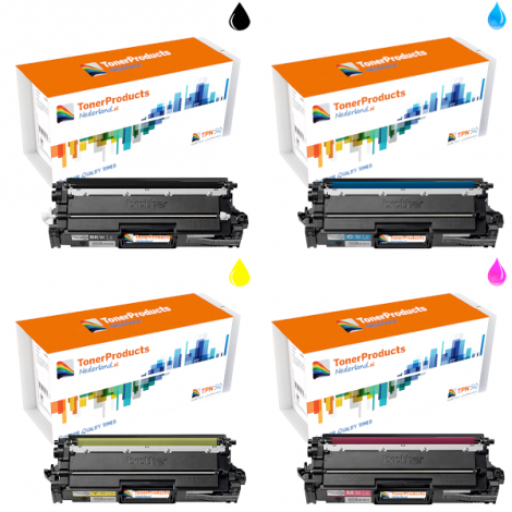 Brother TN-821XXL Toner Rainbowkit Extra Hoge Capaciteit BKCMY (TPN-SQ) 