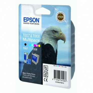 Epson - C13T00740310 - T007 - T008 - Inktcartridge zwart