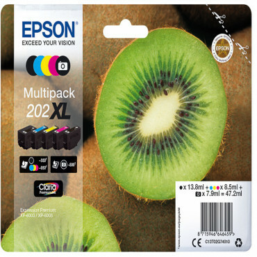 Epson 202XL T02G74010 Inkt BK/Y/C/M/PB