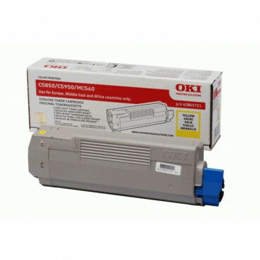 OKI - 43865721 - Toner geel