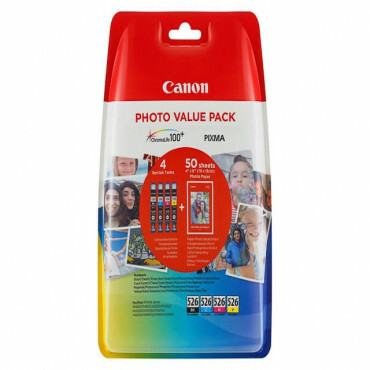 Canon CLI-526 Inktcartridge MultiPack - C/M/Y/BK (4540B017)