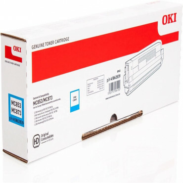 "MC853 MC873 OKI Toner Cyaan 45862839"