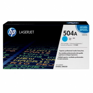 HP - CE251A - 504A - XXL Toner cyaan NIET LEVERBAAR