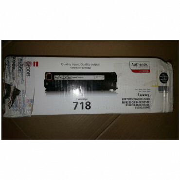 Canon - 718BK - 2662B002 - Toner zwart LET OP: Beschadigde verpakking, dichte sealbag