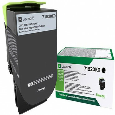 Lexmark - 71B20K0 - Toner zwart