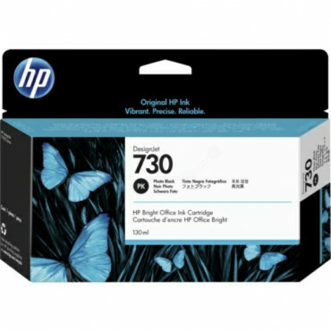 HP - P2V67A - 730 - Inktcartridge licht zwart