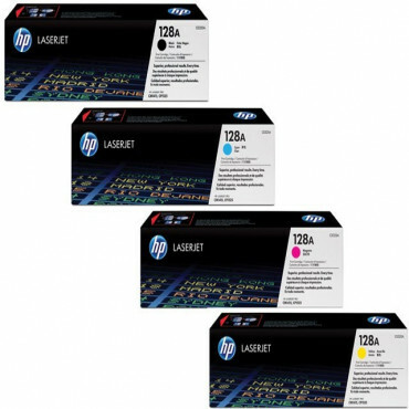 HP 128A - CE323A, CE322A, CE321A, CE320A Rainbowkit (CMYK) 