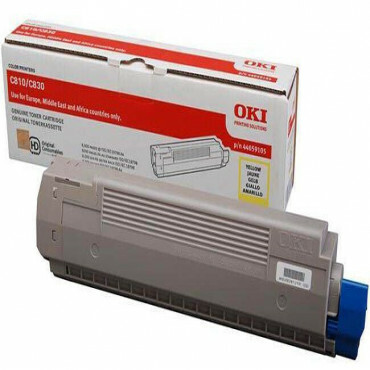 OKI 44059105 tonercartridge 1 stuk(s) Origineel Geel C810/C830