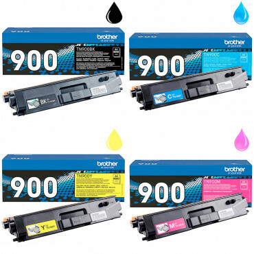 Brother Rainbowkit (CMYK) TN-900M, TN-900Y, TN-900C, TN-900BK