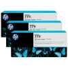 HP - B6Y37A - 771C - Inktcartridge licht zwart