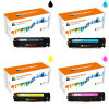 HP 201X Rainbowkit CMYK CF400X, CF401X, CF402X, CF403X Toner TPN-SQ